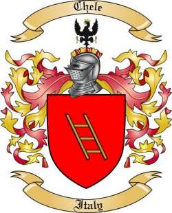 Chele Family Crest from Italy