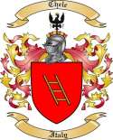 Chele Family Crest from Italy
