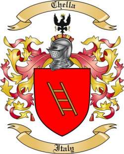 Chella Family Crest from Italy