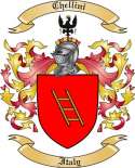 Chellini Family Crest from Italy