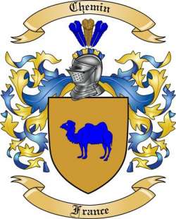 Chemin Family Crest from France