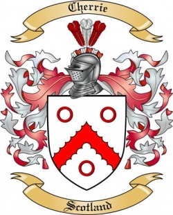 Cherrie Family Crest from Scotland