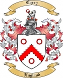 Chery Family Crest from England