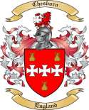 Chesboro Family Crest from England
