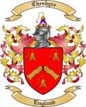 Cheshyre Family Crest from England