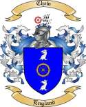 Chew Family Crest from England