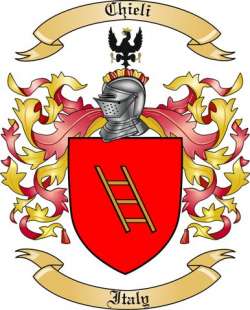 Chieli Family Crest from Italy