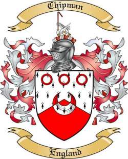 Chipman Family Crest from England