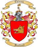 Chisum Family Crest from Scotland