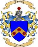 Chocque Family Crest from France