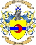 Christensen Family Crest from Denmark