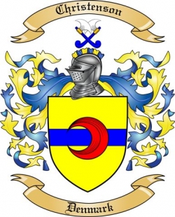 Christenson Family Crest from Denmark