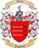 Chute Family Crest from England