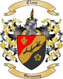 Claes Family Crest from Germany