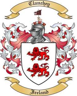 Clanchey Family Crest from Ireland