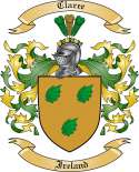 Claree Family Crest from Ireland