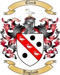 Clark Family Crest from England