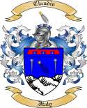 Claudio Family Crest from Italy