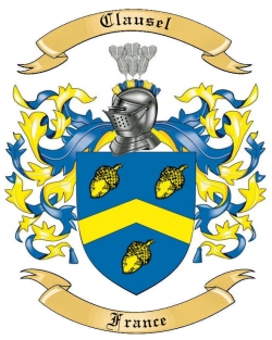 Clausel Family Crest from France