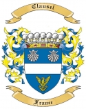Clausel Family Crest from France1