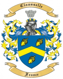 Clausselle Family Crest from France