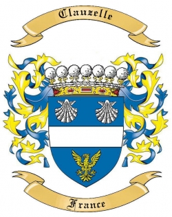 Clauzelle Family Crest from France1