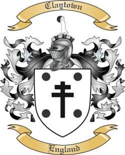 Claytown Family Crest from England