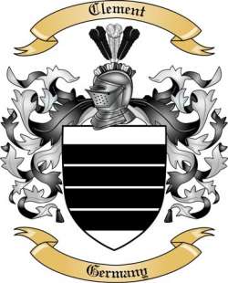 Clement Family Crest from Germany