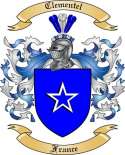 Clementel Family Crest from France