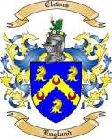 Clewes Family Crest from England