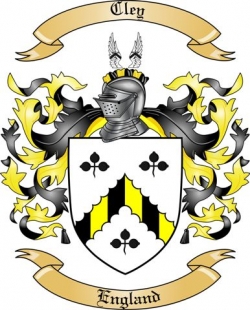 Cley Family Crest from England
