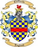 Clifforde Family Crest from England