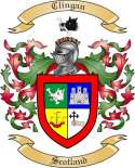 Clingan Family Crest from Scotland