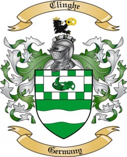 Clinghe Family Crest from Germany