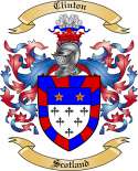 Clinton Family Crest from Scotland