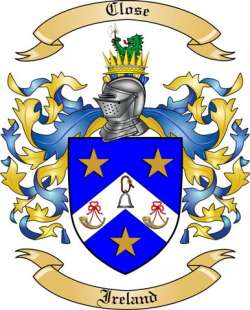 Close Family Crest from Ireland