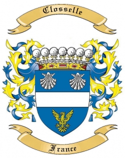 Closselle Family Crest from France1