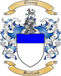 Cluney Family Crest from Scotland