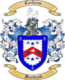 Cochran Family Crest from Scotland