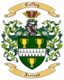Coffey Family Crest from Ireland