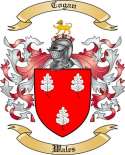 Cogan Family Crest from Wales