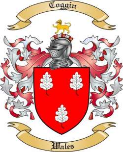 Coggin Family Crest from Wales