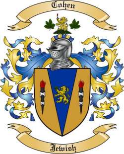 Cohen Family Crest from Jewish