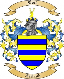 Coil Family Crest from Ireland