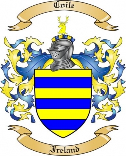 Coile Family Crest from Ireland
