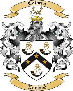 Colbern Family Crest from England