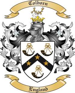 Colborn Family Crest from England