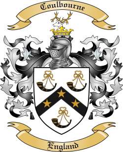 Colbourne Family Crest from England
