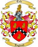Cole Family Crest from England