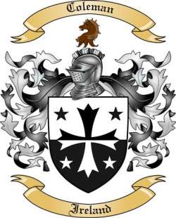 Coleman Family Crest from Ireland